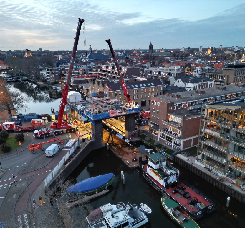 Vernieuwing en renovatie Oranjebrug Schiedam
