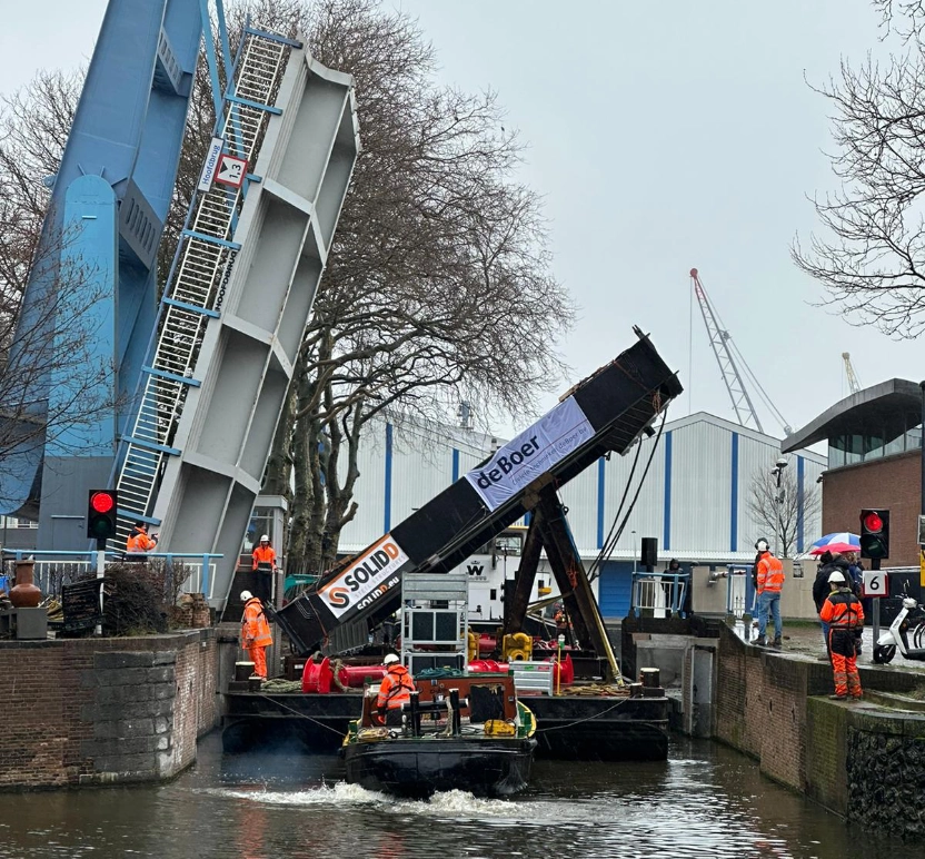 Vernieuwing en renovatie Oranjebrug Schiedam